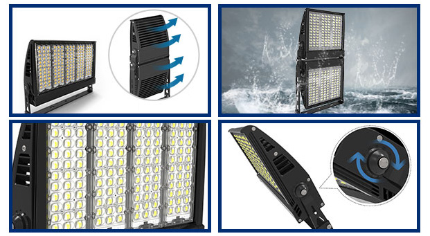 Vantaggi della luce di inondazione a LED 150LM/W montata a parete