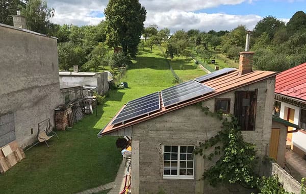 Sistema di energia solare Off-grid da 5,5 kw in slovacchia