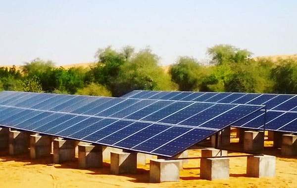 Sistema di energia solare Off-grid da 80kw in Arabia saudita