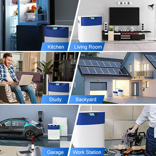 touch screen lithium battery solar storage system 5