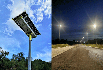 150w 200w double sided panel split solar street lightslx gallery 6