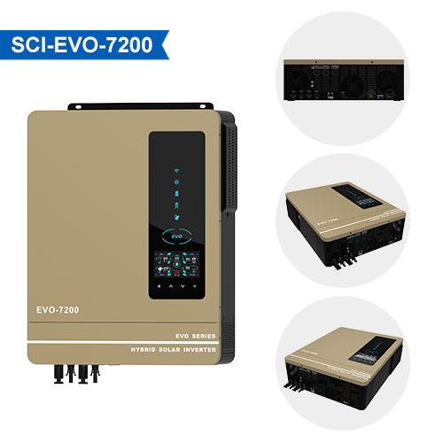 Hybrid Solar Inverter EVO series 7.2KW 8.2KW 10.2KW