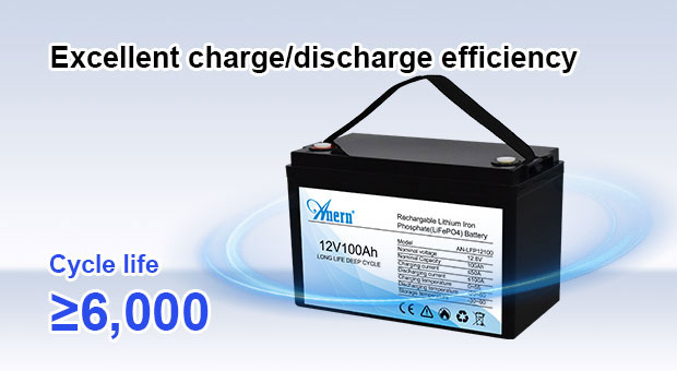 Vantaggi della batteria al litio serie AN-LFP 12.8 v100ah