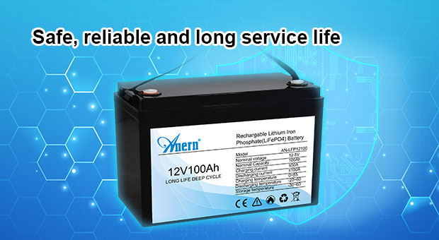 Vantaggi della batteria al litio serie AN-LFP 12.8 v100ah