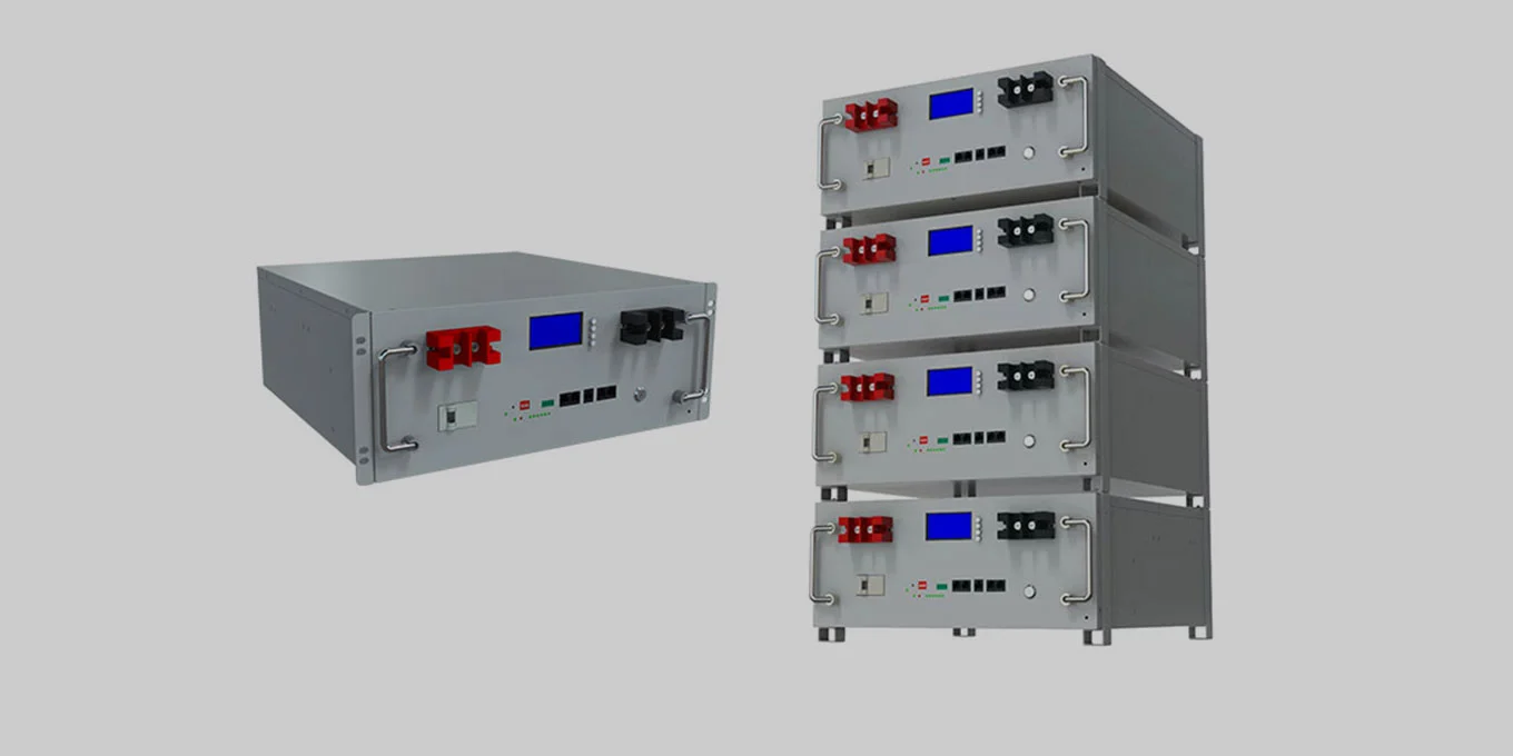 Video batteria al litio montato su Rack Anern