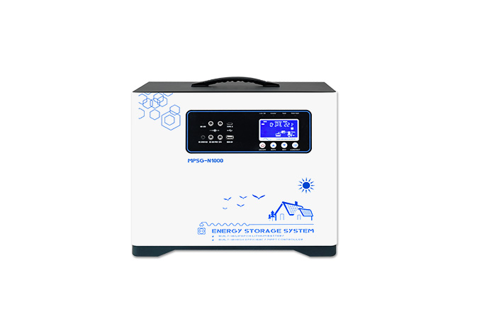 Sistema di accumulo solare portatile con batteria al litio
