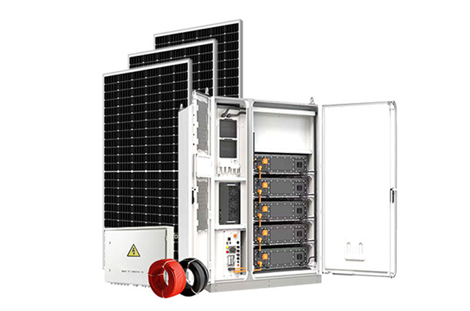 Sistema di accumulo di energia commerciale con batteria al litio da 30-100KW