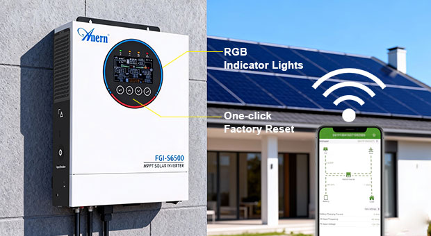 Vantaggi degli inverter solari della serie AN-FGI-S AN-FGI-S5000/6500/12000