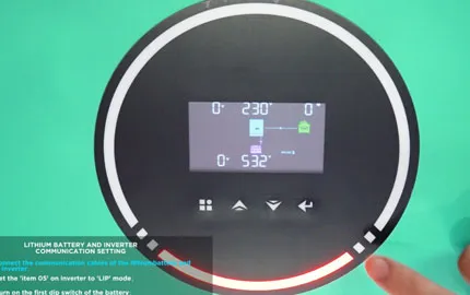 Tutorial di configurazione dell'inverter Anern EVO e della batteria al litio N