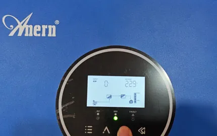 Test di prestazione a pieno carico dell'inverter Anern PVI-4P V2