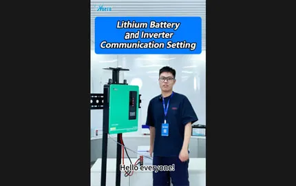 Tutorial di configurazione di Anern EVO Inverter e Npro Lithium Battery