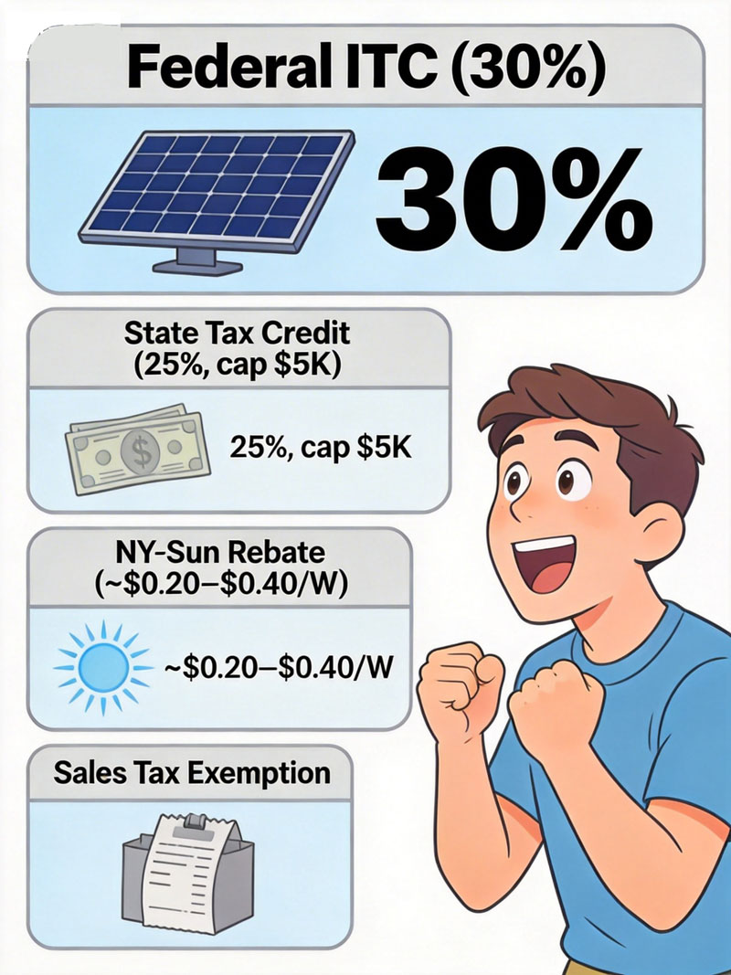 New York Solar Incentives 2026