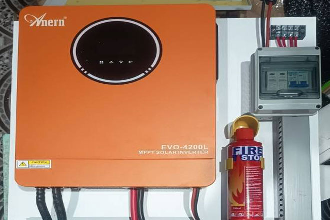 10 set di inverter solare Anern EVO 4200 4.2KW nelle Filippine