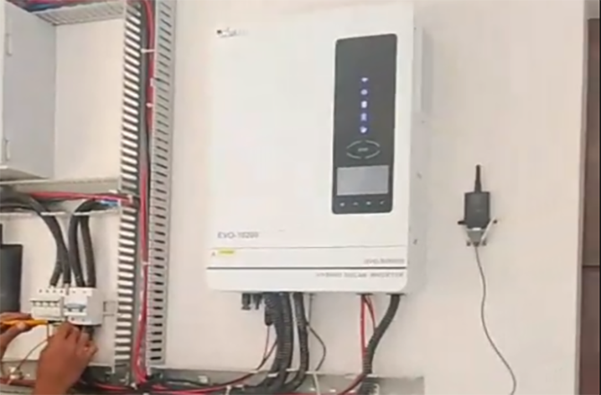 Sistema inverter ibrido Anern da 10,2 kW nelle Filippine