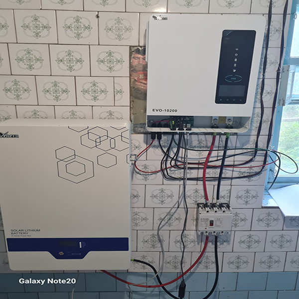 Anern Ukraine Off-Grid Home Solar Project: 5 Sets of 10.2kW Lithium Battery Systems