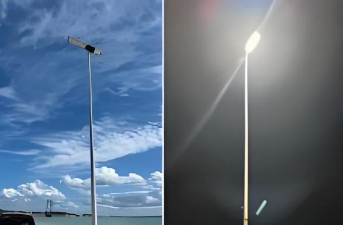 500 set di progetto di lampioni stradali solari Slz-100w in Messico