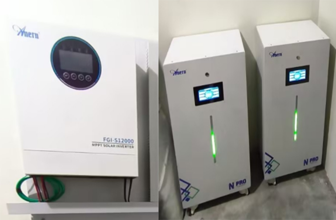 Progetto di alimentazione di backup con inverter e batteria al litio Anern Philippines