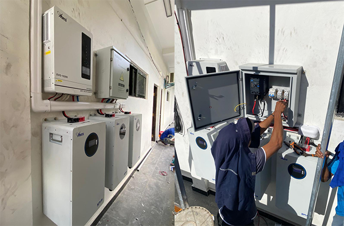 Progetto residenziale di accumulo solare da 10kW ad Anern Timor-Leste