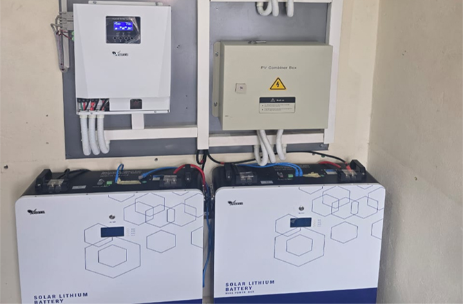 Progetto del sistema di energia solare di Anern Zambia