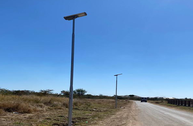 Progetto di lampioni solari tutto-in-uno Anern in Zimbabwe
