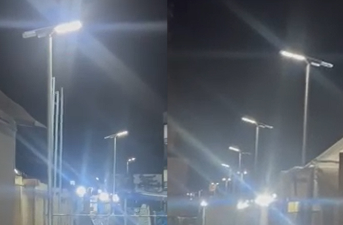 Anern 23 set di lampioni solari SLV‑80W nel progetto di illuminazione comunitaria in Nigeria
