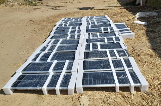 Anern SLZ 60W Lampioni Solari Integrati in Sudan