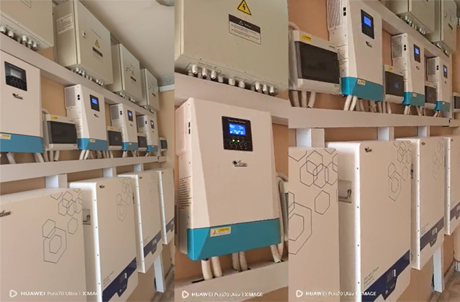 Soluzione di alimentazione off-grid da 20kW in Uganda con batteria al litio a parete AN‑LPB‑NPLUS 51,2V 200Ah
