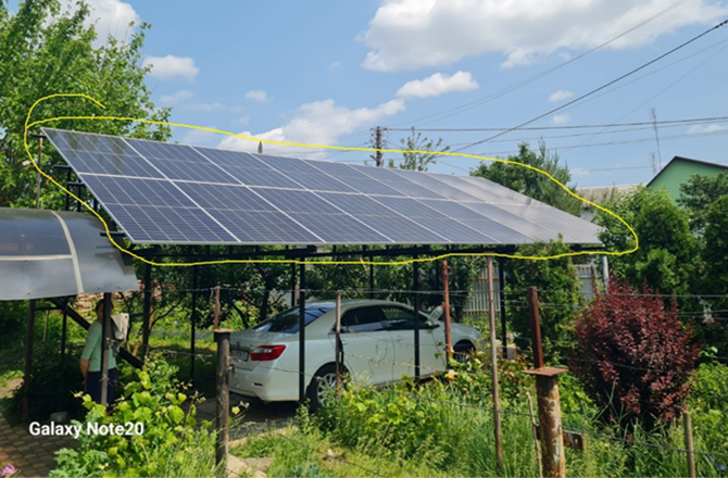 Progetto solare domestico off-grid Anern Ucraina: 5 set di sistemi a batteria al litio da 10,2 kW