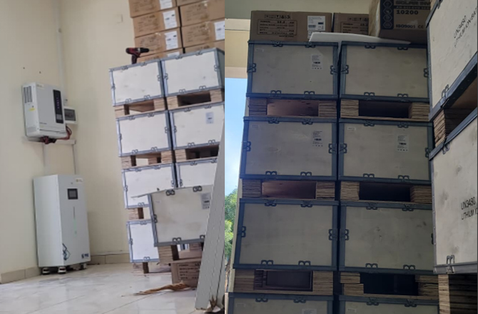 Progetto di supporto energetico con inverter solare e batteria al litio Anern Chad