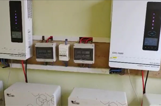 Installazione del sistema off-grid Anern da 10,2 kW in Ciad