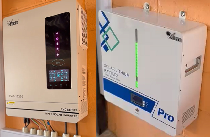 Caso di studio del progetto di accumulo solare Anern Cile: EVO 10.2kW e batteria al litio Pro48200