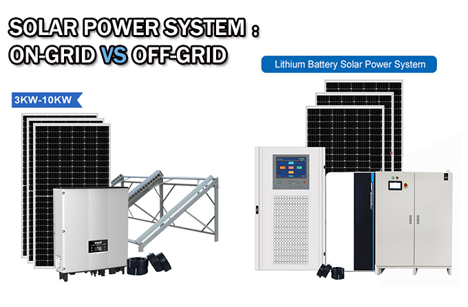 Un sistema solare off-grid è migliore o un sistema solare on-grid?