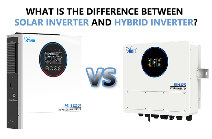 Qual è la differenza tra inverter solare e inverter ibrido?