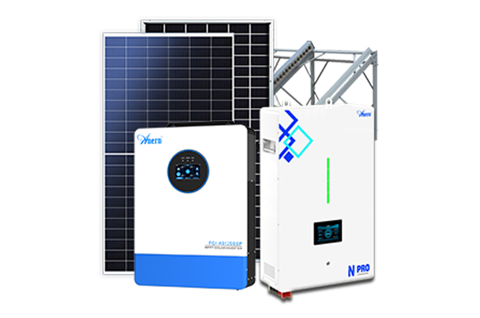 Sistema solare off-grid (bifase) da 8-12KW