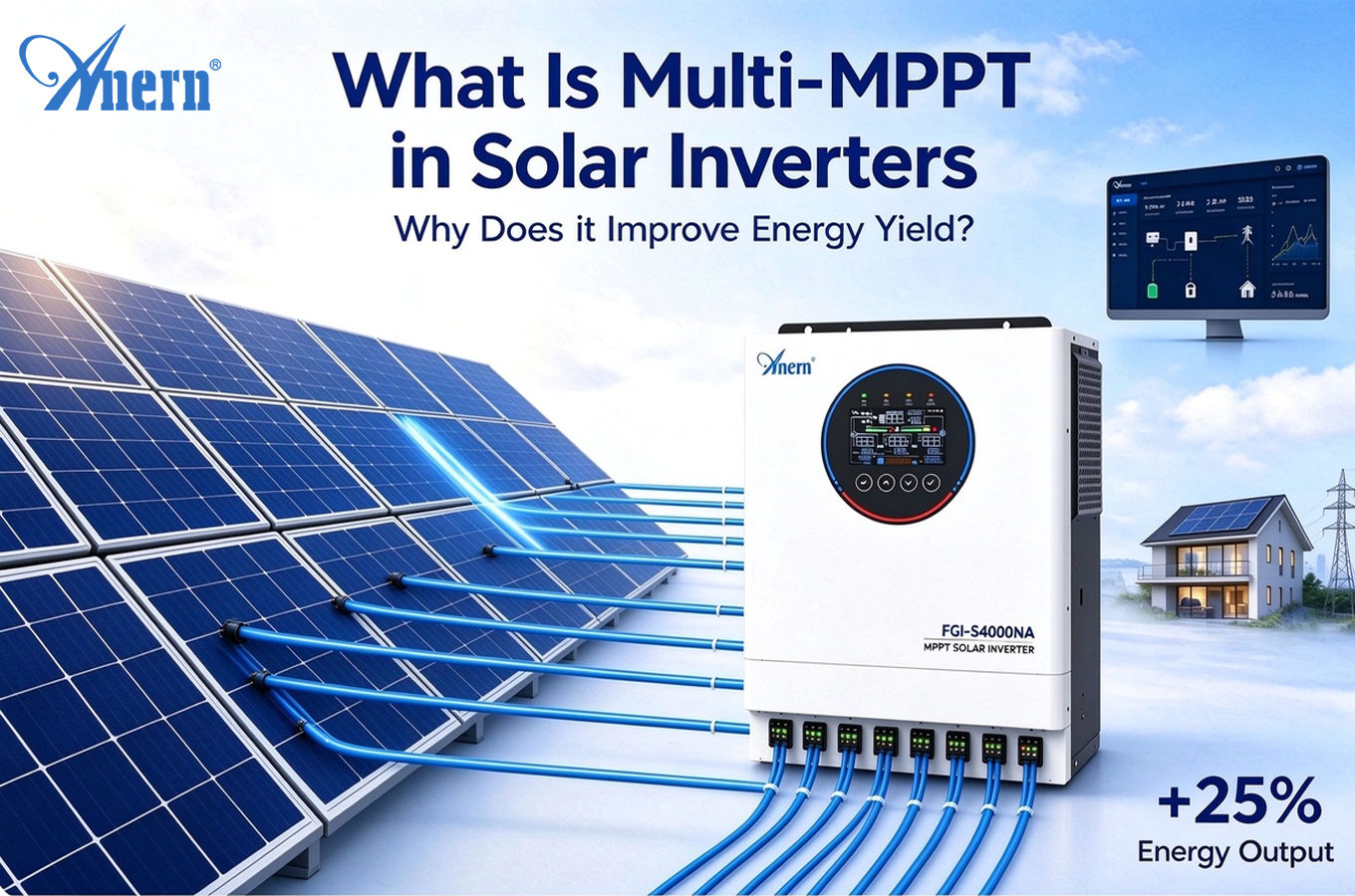 Che cos'è il Multi-MPPT negli inverter solari e perché migliora la resa energetica?