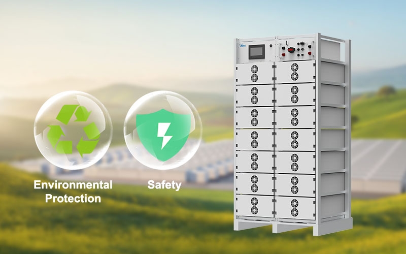 Vantaggi della batteria solare commerciale ad alta tensione da 215 KWH e 100 KW